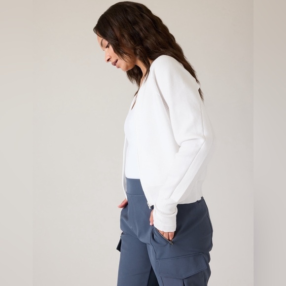 NWT Athleta White Advantage Sweater Size XXS. - Picture 4 of 11